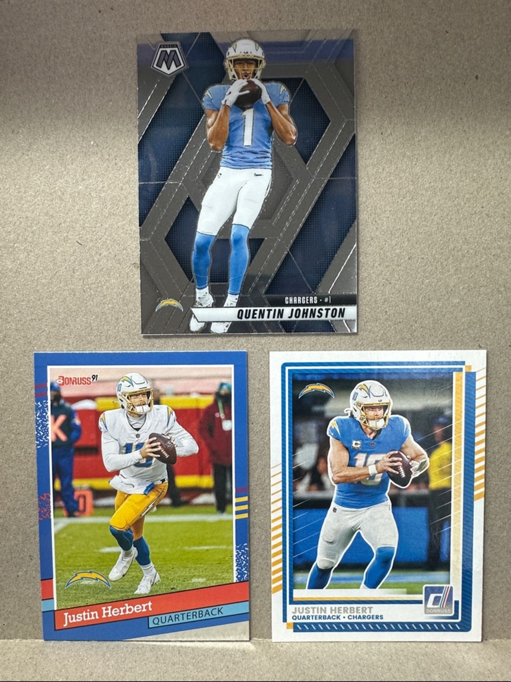 Justin Herbert Chargers lot of 18 w/ Alt/Gordon rookies Derwin James/Mack pulsar - Picture 14 of 15